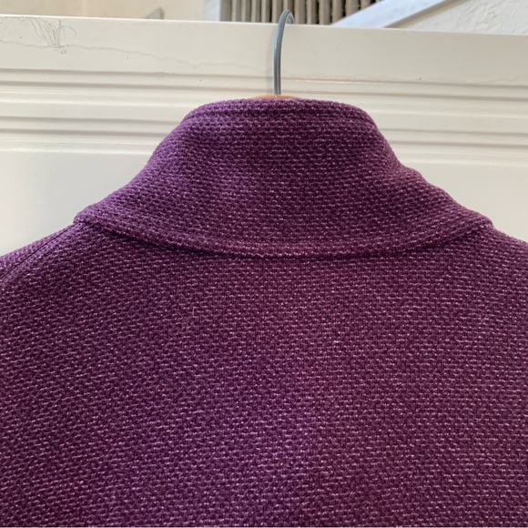 Duluth Trading Co. Checkpoint Violet Full Zip Jacket Mock Neck Softshell Fleece - Picture 8 of 8